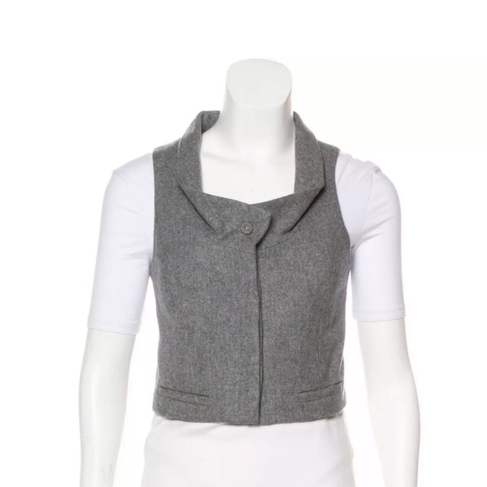 Loeffler Randall cropped vest Kim Kardashian owned